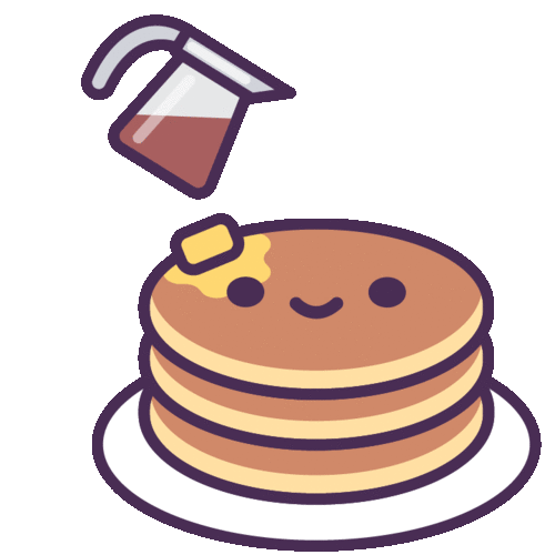 Breakfast Pancakes Sticker by 100 Soft for iOS & Android GIPHY