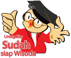 Merah Putih Owl Sticker by untag surabaya