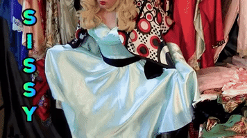 Satin Sissy GIF