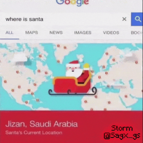 Saudi Arabia Santa GIF