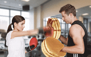 fitness sparring GIF by Welcome! At America’s Diner we pronounce it GIF.