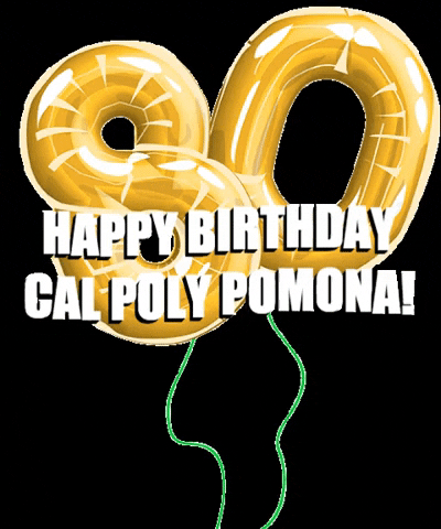 cpp cppbirthday GIF by Cal Poly Pomona
