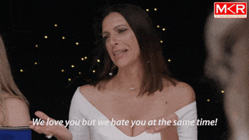 love hate GIF by My Kitchen Rules