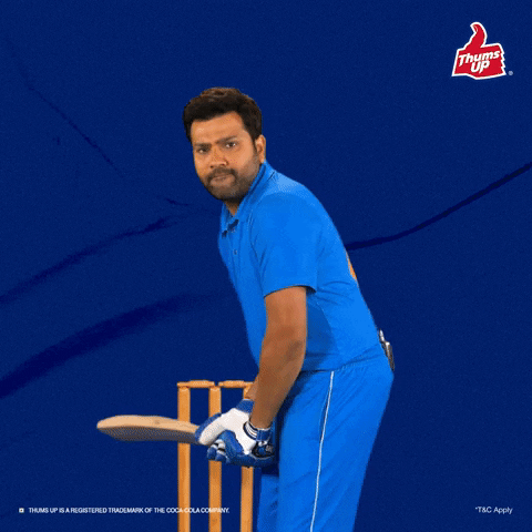 Rohit Sharma Cricket GIF by Thums Up