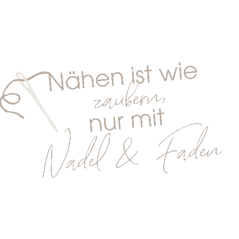 Sewing Fabric Sticker by kruemelchenkuchen