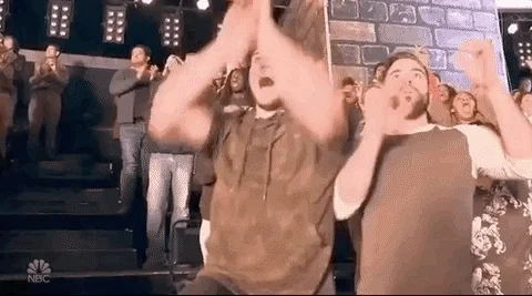 excited nbc GIF