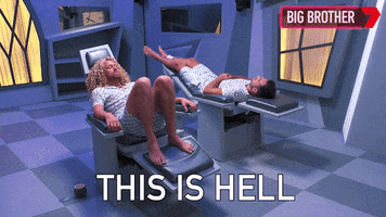 This Is Hell Waiting Room GIF by Big Brother Australia