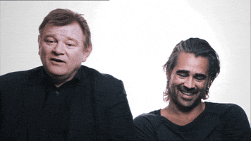 in bruges laughing GIF by Film4