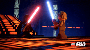 Luke Skywalker Lego GIF by Cartoon Network EMEA