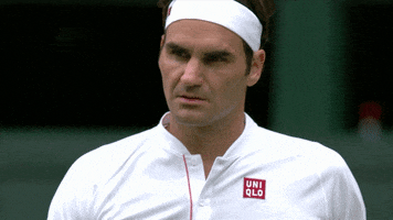 roger federer look GIF by Wimbledon
