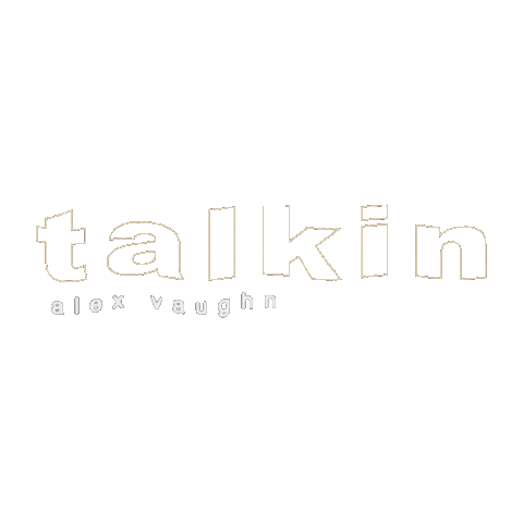 Talkin Sticker by Alex Vaughn