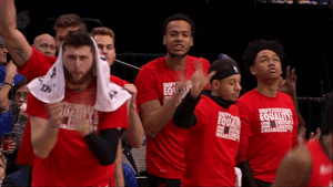 applaud lets go GIF by NBA