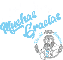 Muchas Gracias Llanes Sticker by theoldseaman