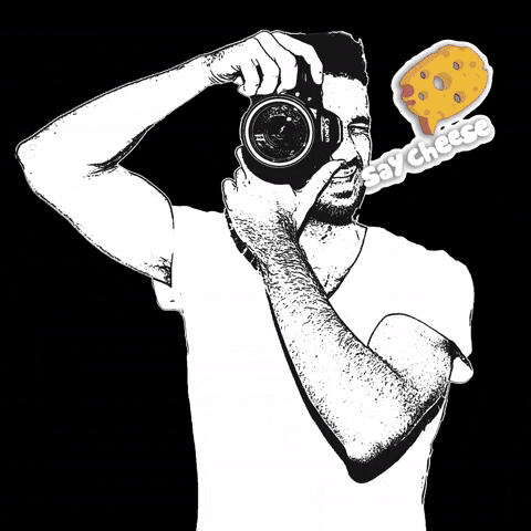 Cheese Photographer GIF by Vittorio La Fata