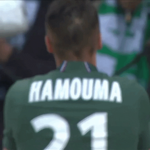 romain hamouma asse GIF by AS Saint-Étienne
