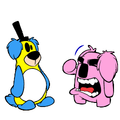 Animation Argue Sticker