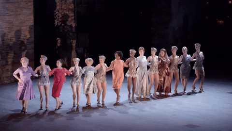 olivier awards squad goals GIF by Official London Theatre