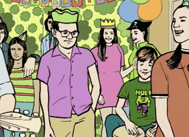 Birthday Party GIF by Peter Bjorn and John