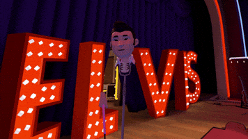 Elvis Presley Thank You GIF by Walkabout Mini Golf
