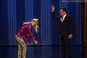 jimmy fallon hair flip GIF by The Tonight Show Starring Jimmy Fallon