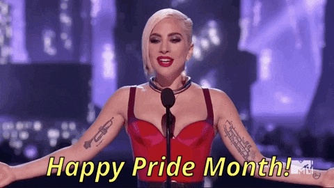 Lady Gaga Pride GIF by MTV Movie & TV Awards - Find & Share on GIPHY