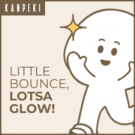 Bounce Glow GIF by Kanpeki Care