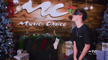 under the mistletoe kiss GIF by Music Choice
