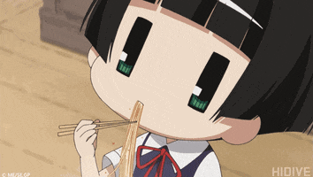 instant ramen eating GIF by HIDIVE
