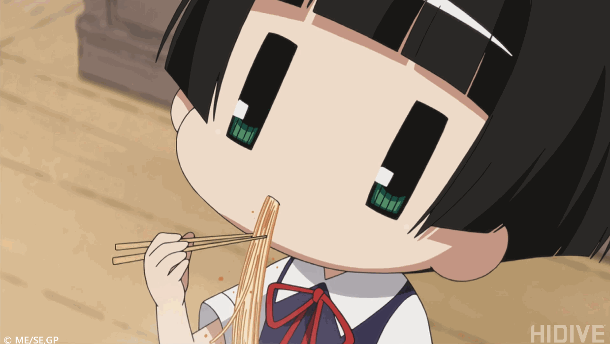 Instant Ramen Eating GIF By HIDIVE Find Share On GIPHY