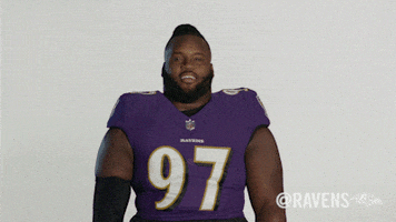 Football Shrug GIF by Baltimore Ravens