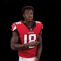 calvin ridley kiss GIF by NFL