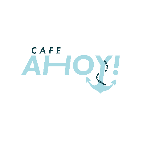 Cafe Ahoy! Sticker