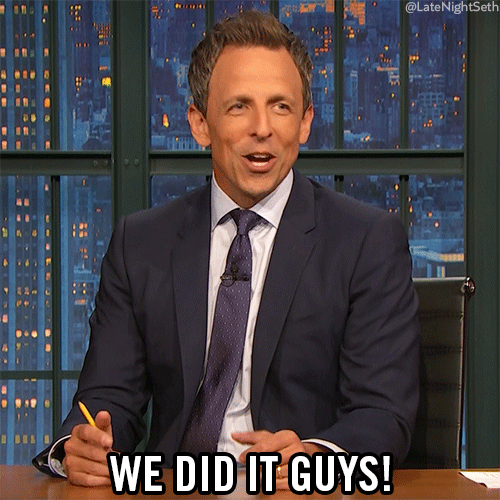 We Did It Wow GIF by Late Night with Seth Meyers Find & Share on GIPHY