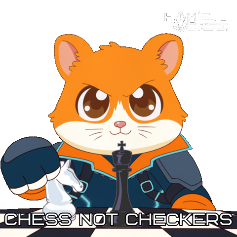 Big Brain Chess Sticker by Hamieverse