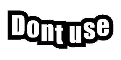 Rd Dont Use Sticker by Franck Arnel