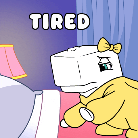Tired Good Night GIF by Ordinary Friends