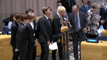 bangtan boys youth2030 GIF by United Nations