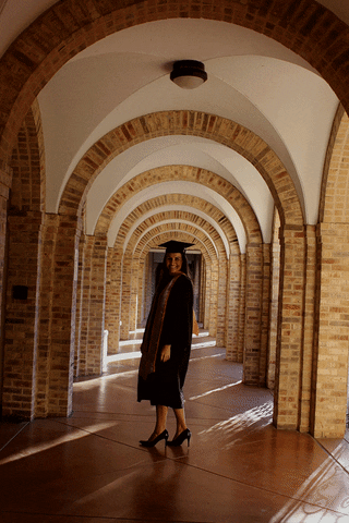 graduation hair throw GIF by The University of Texas Rio Grande Valley