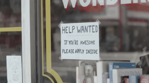 job hiring GIF by The Orchard Films (GIF Image)