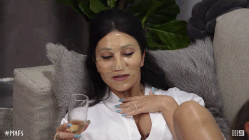 Kim Kardashian Wine GIF by Married At First Sight Australia