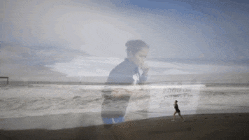 beach running GIF by Yevbel