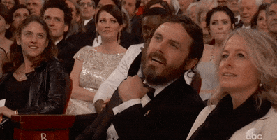 casey affleck chin scratch GIF by The Academy Awards