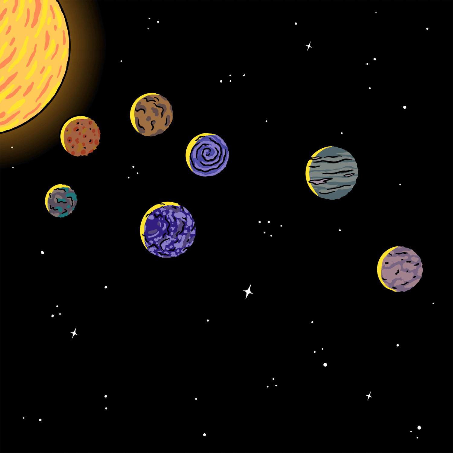 Planets Solar System Animation Gif | My XXX Hot Girl