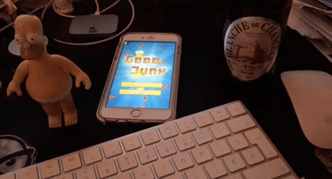 includebeer game beer pizza iphone GIF