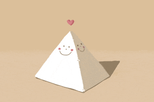 happy pyramid GIF by GIPHY Studios Originals