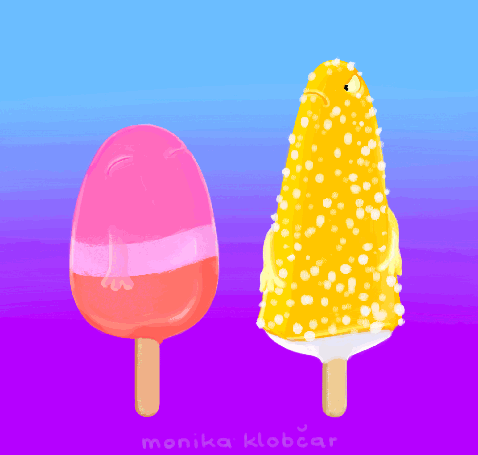 Happy Ice Cream GIF by Monika Klobčar - Find & Share on GIPHY