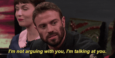 Im Not Arguing With You Im Talking At You Season 3 GIF by Bachelor in Paradise