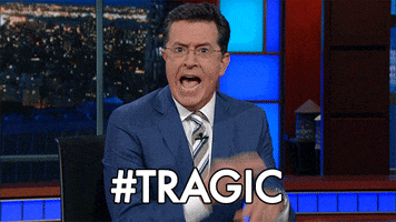 sad stephen colbert GIF by The Late Show With Stephen Colbert