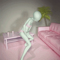 Dancing Alien Area 51 GIF by Pastelae
