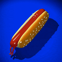 Hot Dog Omg GIF by Fantastic3dcreation